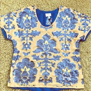 Sequined top